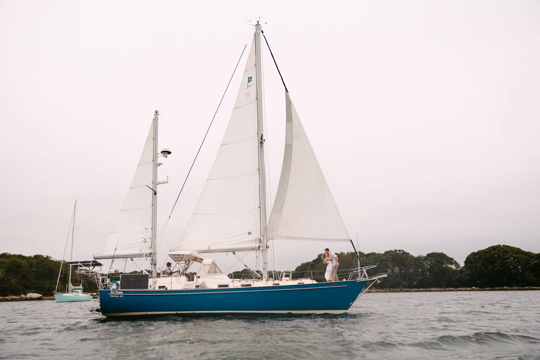 Our Passion under main, genoa and mizzen